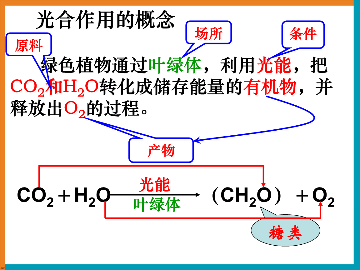 光合作用的過(guò)程(zb3)